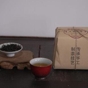 杭州白头红茶叶非遗传承人九曲红梅红茶特级125g古法方包装