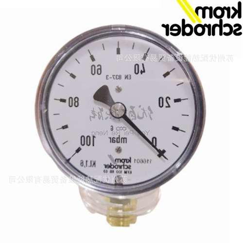 krom schroder燃气压力表0-100mbar优惠供应微压表0-1bar