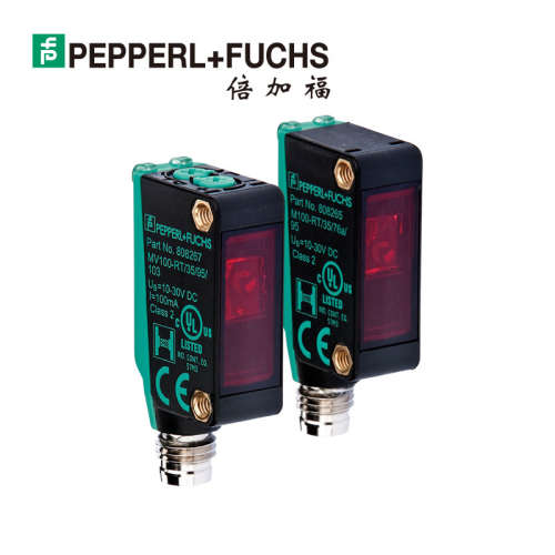 德国原装P+F倍加福对射式光电传感器M100/MV100-RT/76b/95/102