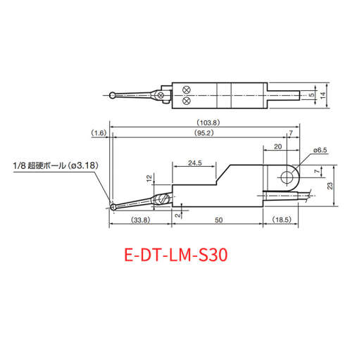 日本ACCRETECH东京精密E-DT-LM-S30 原装小型杠杆式检出器探测器