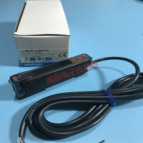 光纤E3C-LDA11 LDA41 /LDA9 E2C-EDA11激光位移传感器