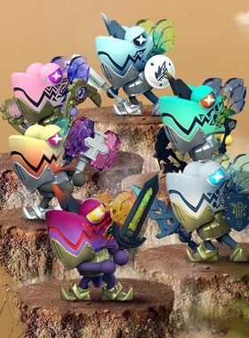 正版LAMTOYS变色龙梦想新大陆系列盲盒手办男生玩具公仔摆件礼物