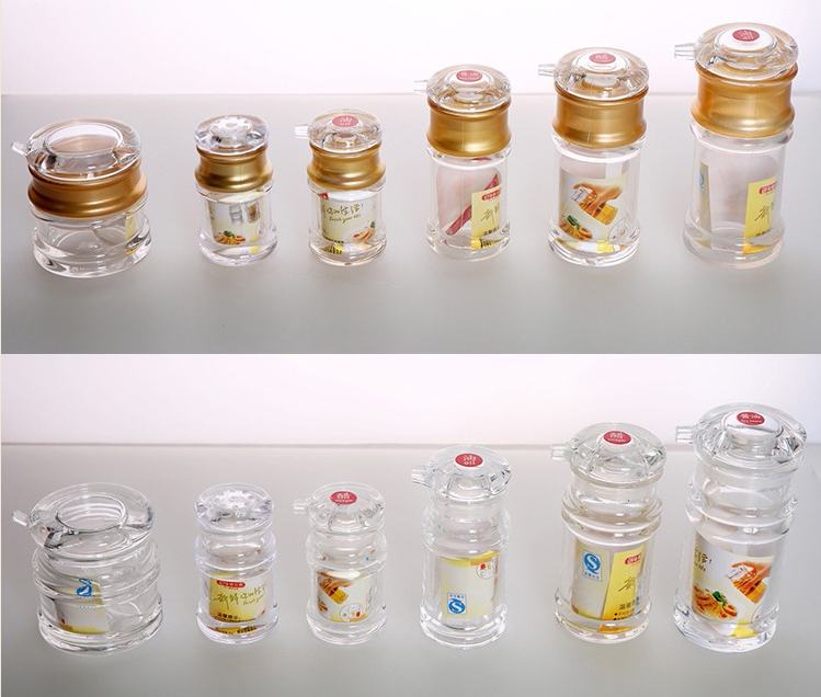 亚克力醋壶调料油壶塑料辣椒罐调料罐透明餐厅用酱油瓶醋瓶调味瓶