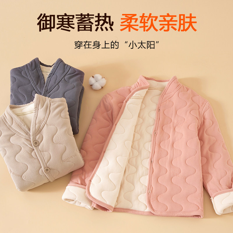 儿童棉袄内胆校服神器秋冬加厚男女童棉服棉衣中大童保暖外套上衣