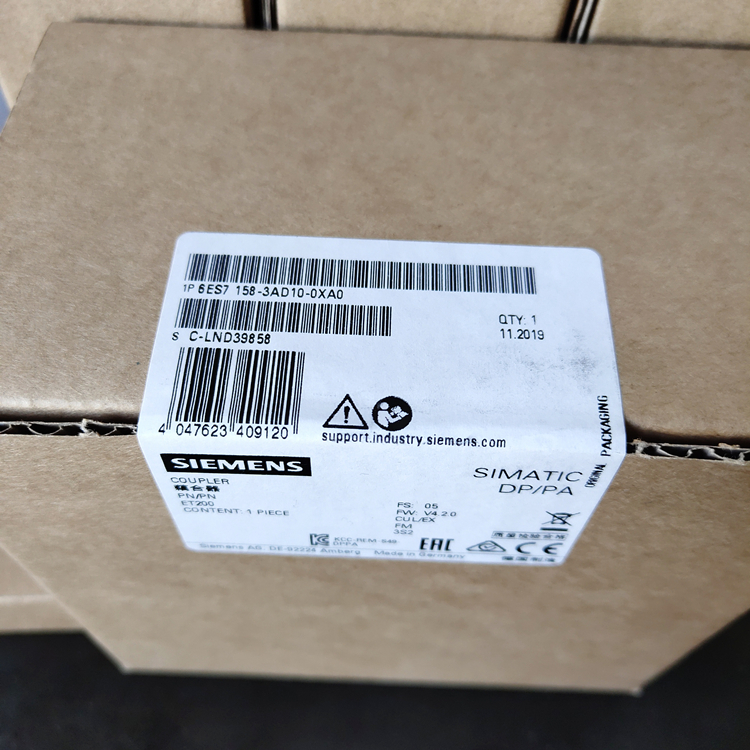 西门子全新原装6ES7158 6ES7158-3AD10-0XA0 SIMATIC PN/PN耦合器