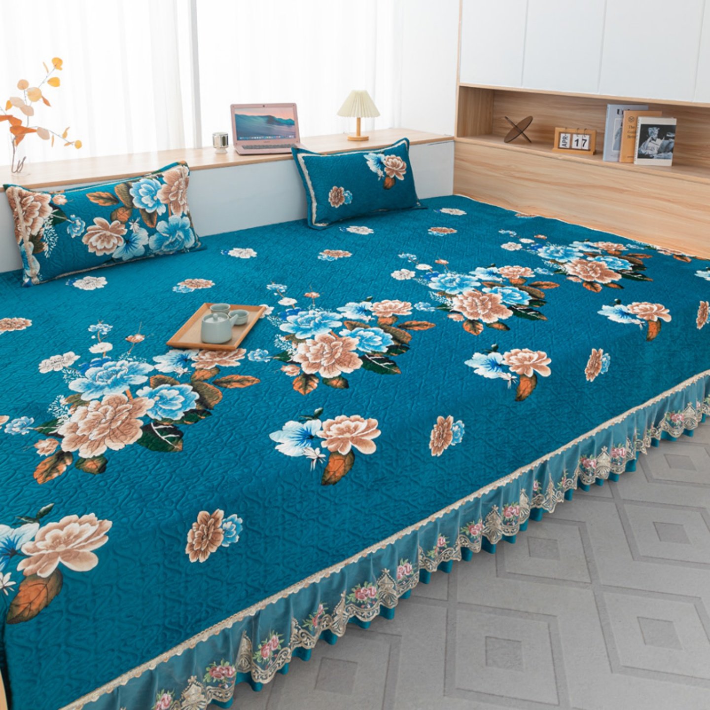 冬季短毛牛奶绒床盖榻榻米专用大炕盖保暖防滑绗缝厚款床单土炕垫,床上用品,床盖,淘宝优惠券,粉丝福利购,淘宝优惠卷