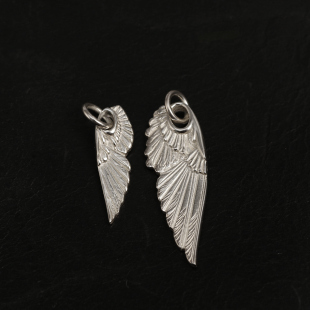 男女款 KIKUCHI菊地健翅膀吊坠925纯银手工银饰 KEN 三沐高桥吾郎