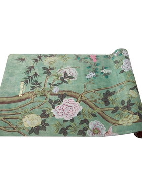 sugarmat中国风玉林翡翠系PU天然橡胶防滑瑜伽垫健身减震地垫