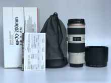 佳能EF70-200 f4is USM 包装盒配件齐全换购24-105 24-70