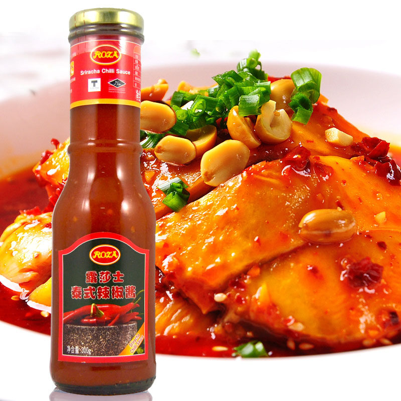2瓶装泰国露莎士红辣椒酱泰式进口调料食品拌面超辣料理材料鲜香