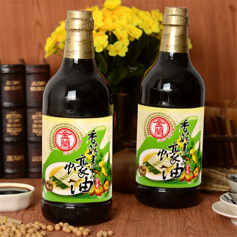 台湾进口金兰香菇素蚝油1000ml纯酿造佛家斋全素香菇耗油调味料1L