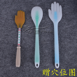 拍痧板经络拍拍打棒软胶小手掌拍捶背器敲打锤按摩器拍打按摩拍子