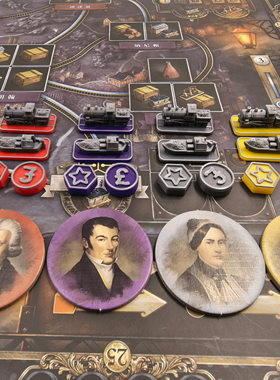 伯明翰工业革命收纳盒桌游指示物token升级高精度3D打印PETG材质