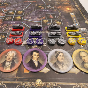 伯明翰工业革命收纳盒桌游指示物token升级高精度3D打印PETG材质