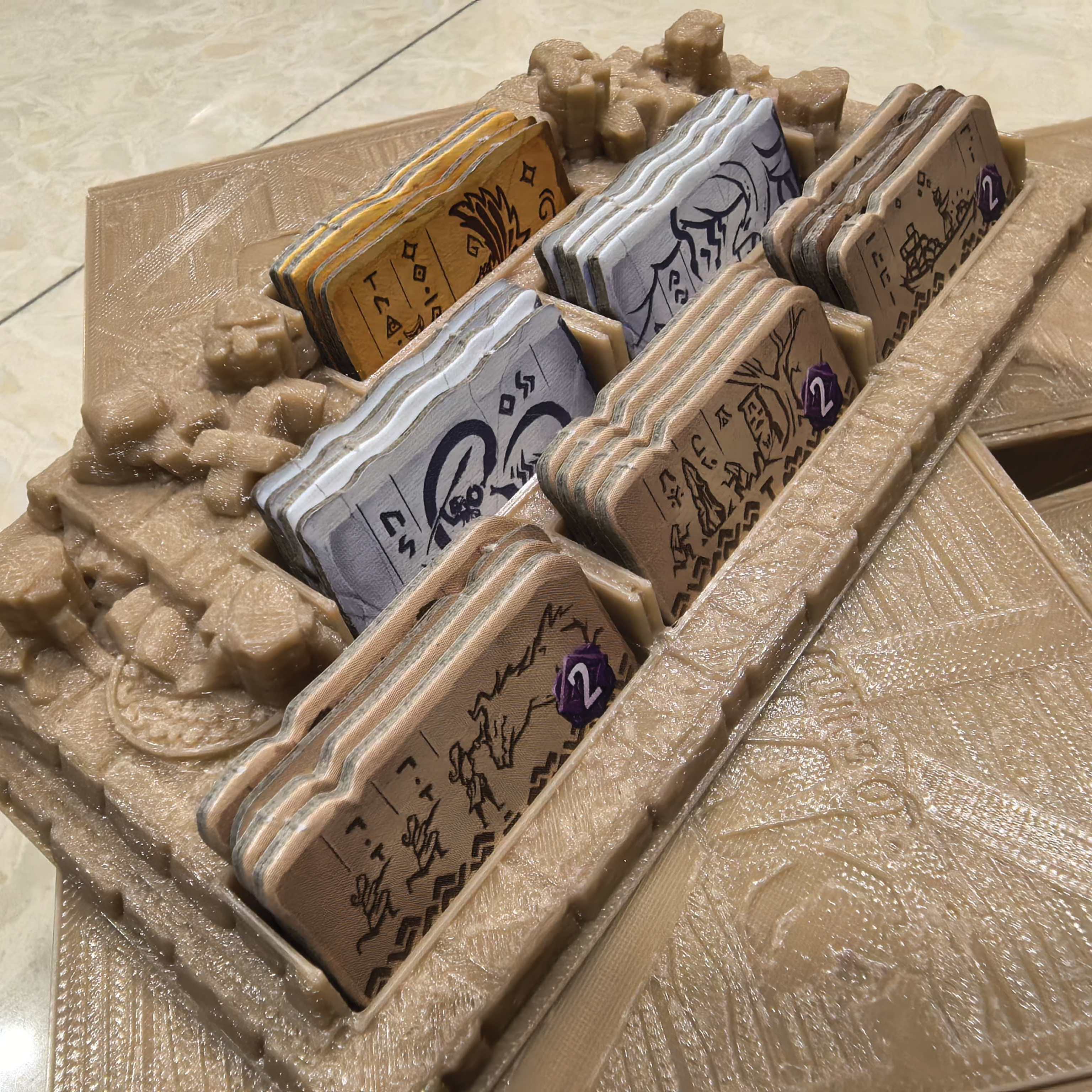 阿纳克遗迹桌游豪华版收纳3D打印ARNAK放置盒