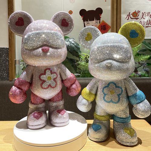 星际熊DIY手工镶钻熊拳击手熊