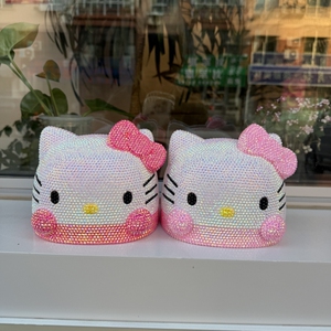 凯蒂猫KT猫纸巾抽手工diy粘贴