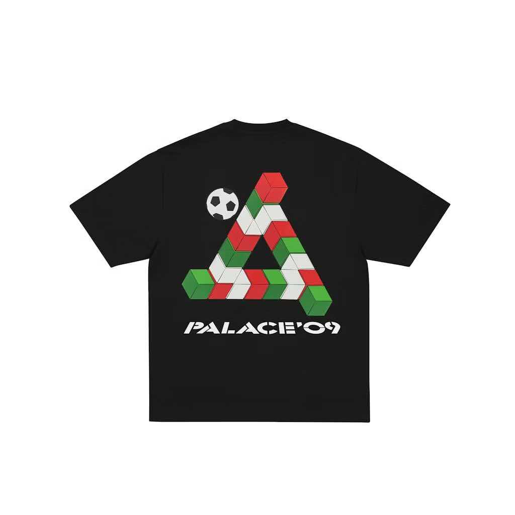 PALACE足球印花宽松短袖T恤
