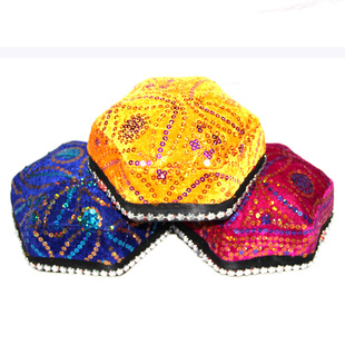 民族头饰 新疆帽 配件 新疆服装 10个起 新疆民族舞蹈演出道具
