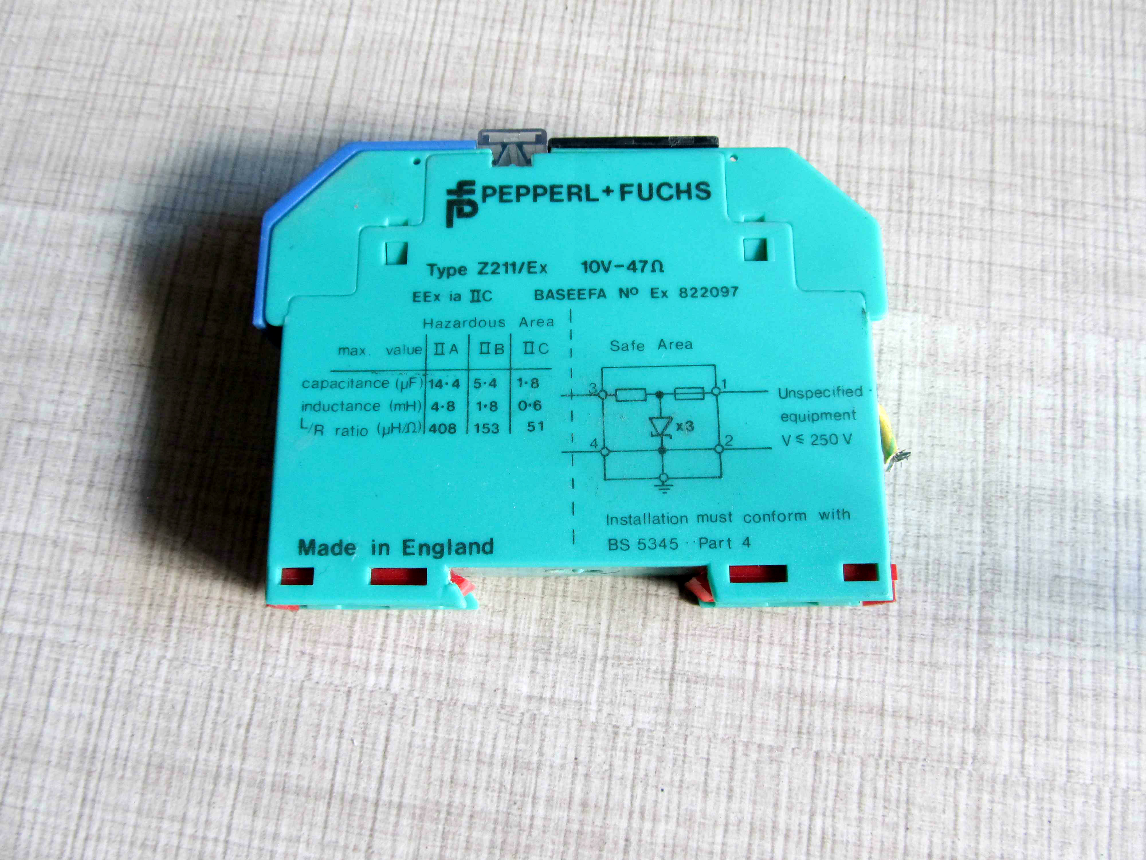 z211/ex 德国pepperl fuchs倍加福p f 安全栅 隔离栅