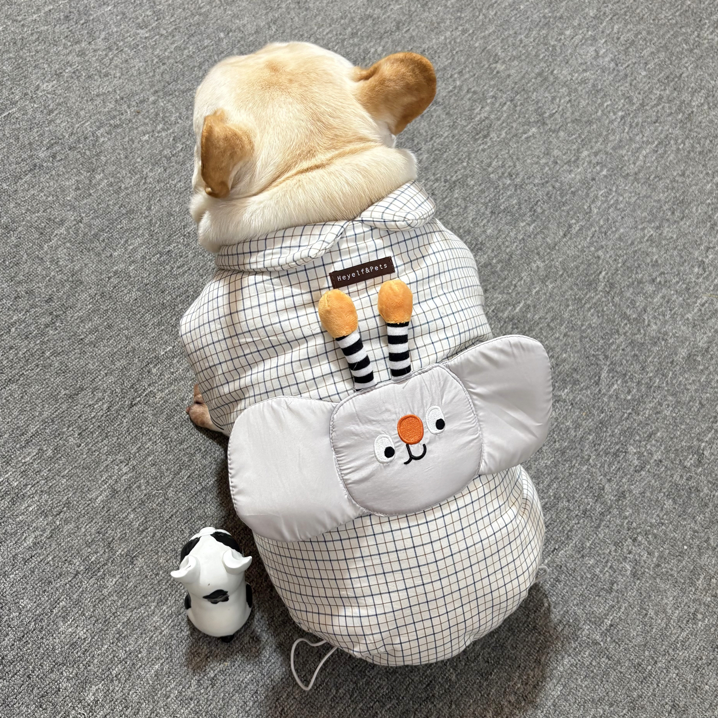 法斗巴哥加厚马甲小狗羽绒服外套