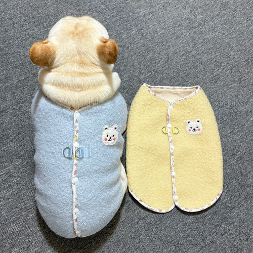 法斗巴哥犬可牵引加厚狗狗马甲