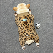 宠物秋冬双面绒法斗四脚衣打底衫 棉服巴哥斗牛犬小狗加厚外套衣服