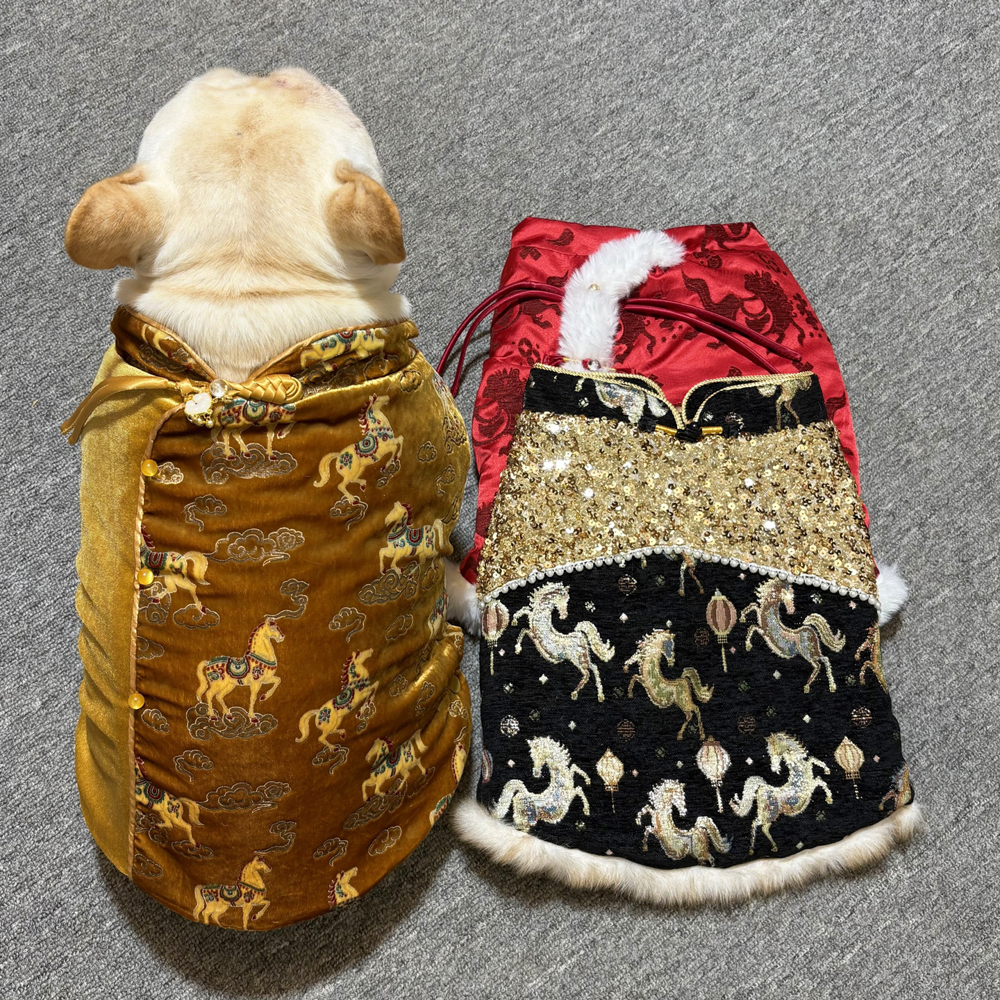 法斗新年中式唐装巴哥斗牛犬拜年服宠物狗狗冬季夹棉加厚马甲衣服,宠物/宠物食品及用品,狗宠物服装/雨衣,淘宝优惠券,粉丝福利购,淘宝优惠卷