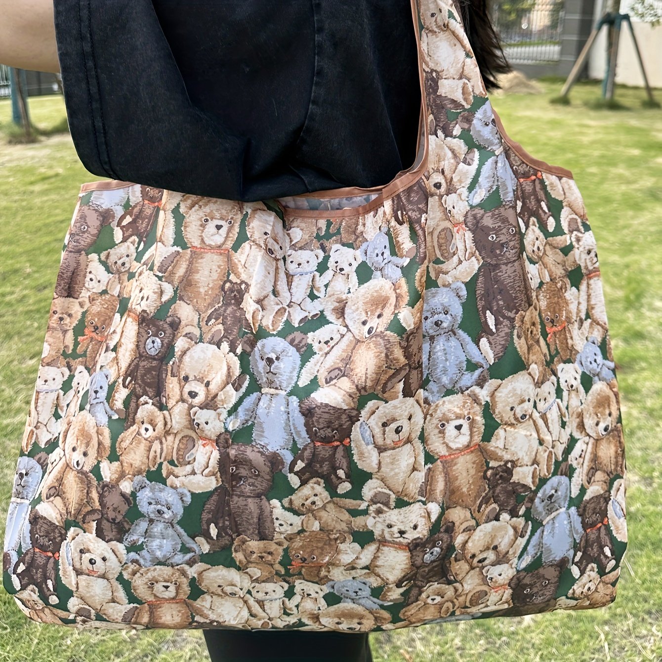 时尚旅行欧美可折叠购物袋单肩轻便携大号手提买菜环保超市买菜包,收纳整理,购物袋/环保袋/帆布袋,淘宝优惠券,粉丝福利购,淘宝优惠卷