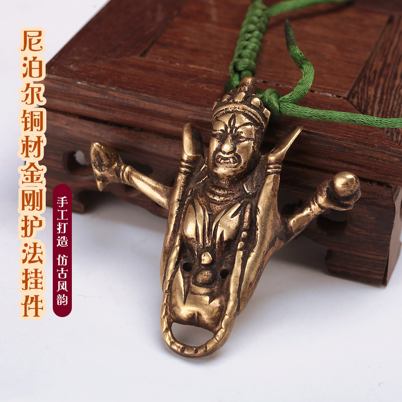 手工铜雕件古玩老铜件