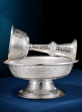 护法杯S990纯银藏式民族风