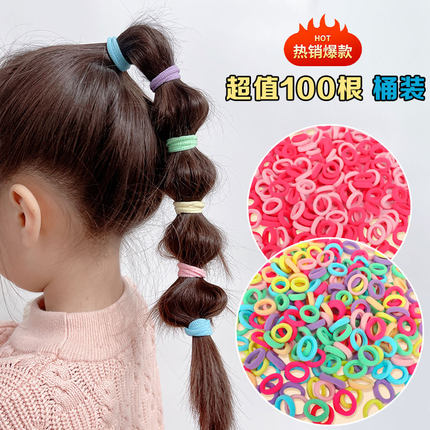 儿童扎头发橡皮筋不伤发弹性好毛巾发圈女童小宝宝头绳发绳发饰女