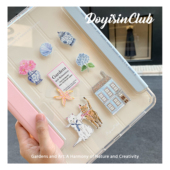 独与行原创花园与艺术适用ipadpro11平板壳2025新款 air6亚克力一体磁吸搭扣华为matepad11.5S可竖屏多角度