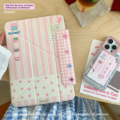 独与行原创田园米菲适用2025ipad ipadair6亚克力磁吸搭扣华为matepad11.5S可竖屏多角度 A16平板壳新款