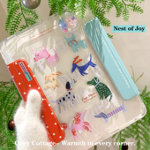 独与行小狗波点适用2025ipadpro11平板壳新款 红色air6亚克力可拆卸磁吸搭扣华为matepad11.5S可竖屏多角度