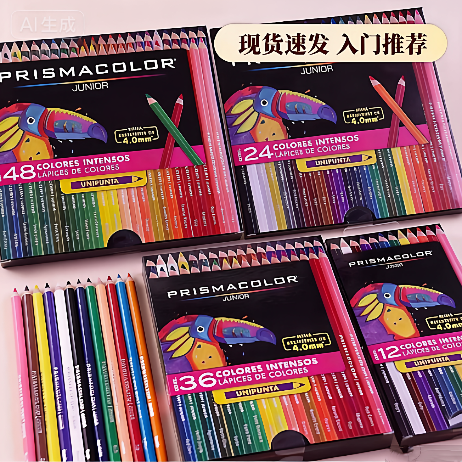 三福霹雳马PRISMACOLOR彩铅套装绘画彩色铅笔初学者零基础入门,文具电教/文化用品/商务用品,彩铅,淘宝优惠券,粉丝福利购,淘宝优惠卷