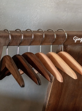 GINGERAIN专用荷木衣架 猫咪衣服专用衣撑德文猫衣架