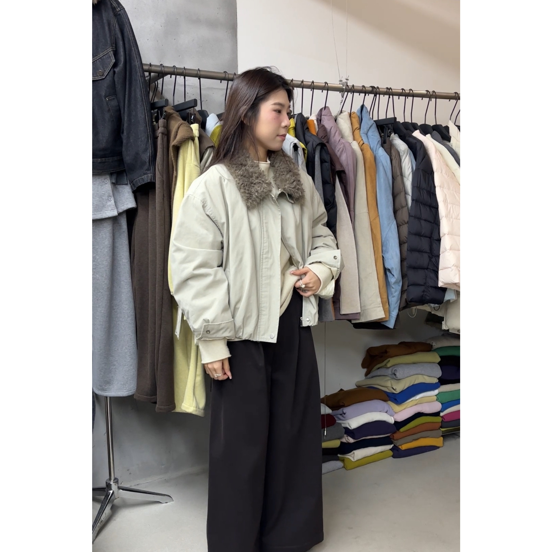 U粒-休闲裤都好看保暖羽绒服外羽绒服