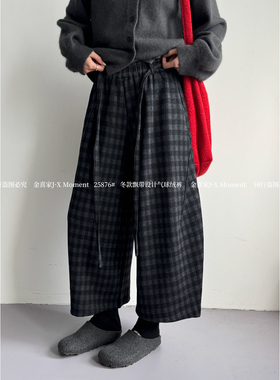 J.X Moment金喜家-上新金喜家韩系加绒气球裤休闲裤(配腰绳)25876