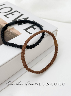 韩国进口头绳网红橡皮筋女扎头甜美简约高弹力耐用发饰扎马尾发圈