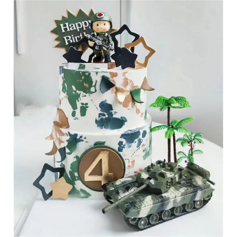 上海个性游戏使命召唤士兵坦克战斗机模型男生生日蛋上海广州深圳