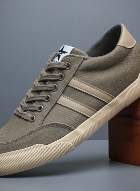 闪步男款帆布鞋板鞋休闲鞋24147