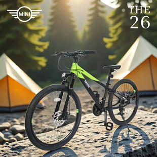 MINI青少年26寸自行车禧玛诺21速碟刹山地车铝合金男女生单车超轻