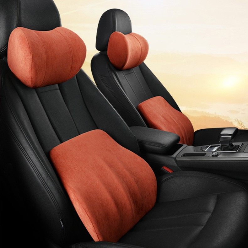 头枕汽车头枕腰靠高级感护颈枕车载记忆棉腰靠套件人体工学靠枕,汽车用品/电子/清洗/改装,头枕,淘宝优惠券,粉丝福利购,淘宝优惠卷