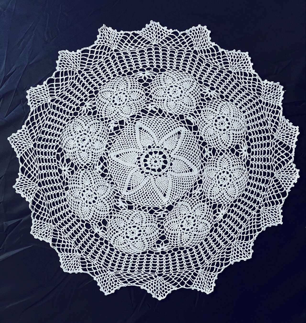 純棉粗线手勾针圆桌布,居家布艺,桌旗,淘宝优惠券,粉丝福利购,淘宝优惠卷