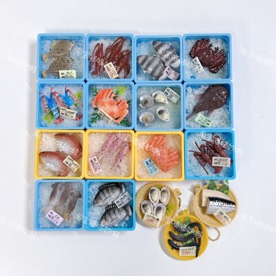 日本TOYS SPIRITS各地特产新鲜食材产地直送海鲜钓具鱼饵扭蛋玩具
