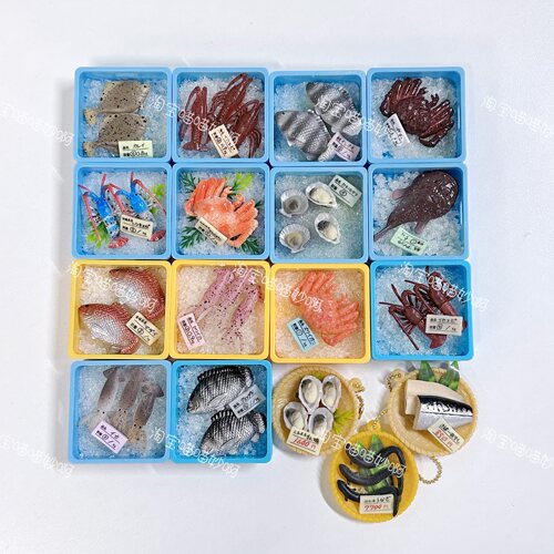 日本TOYS SPIRITS各地特产新鲜食材产地直送海鲜钓具鱼饵扭蛋玩具