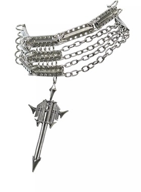 十字架项链iiimiii黄铜镀银