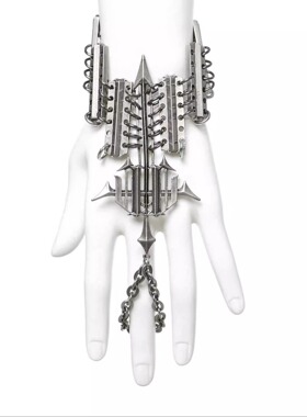 手镯金属IIIMIII暗黑拼接十字架