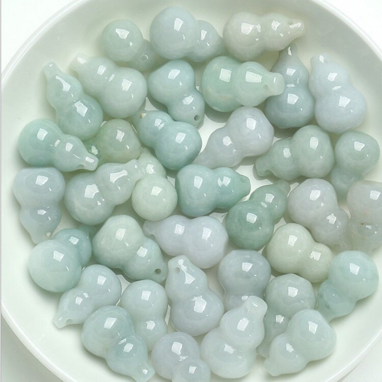 天然A货翡翠葫芦吊坠玉石